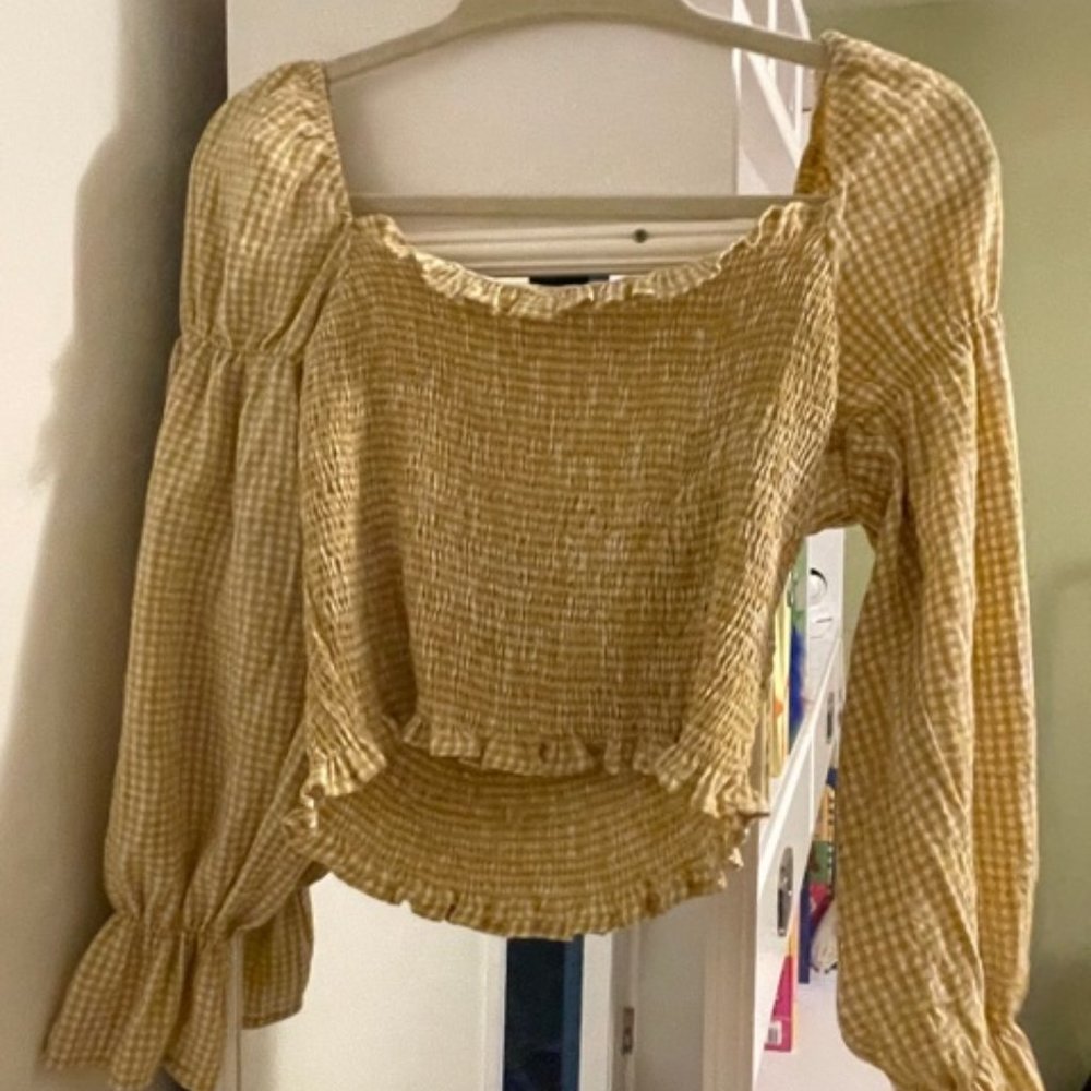 Urban Outfitters Yellow Crop